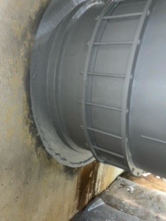 Leaking repair and anti rust the large pipe