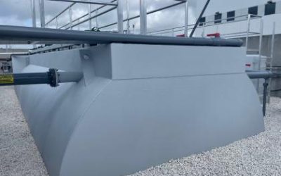 Nuclear plant refurbishes clarifier-digester tank